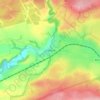 Gilsland topographic map, elevation, terrain
