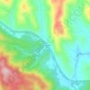 Maple Springs topographic map, elevation, terrain