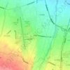 空港東 topographic map, elevation, terrain