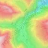 Sportgastein topographic map, elevation, terrain