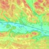 Warren topographic map, elevation, terrain