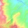 Rio Negro topographic map, elevation, terrain