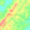 East Sweetwater topographic map, elevation, terrain