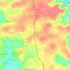 Poinachi topographic map, elevation, terrain