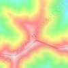 Kuh-e Baba topographic map, elevation, terrain