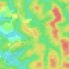 Lang topographic map, elevation, terrain
