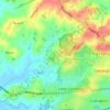 Whydown topographic map, elevation, terrain