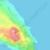 Protaras topographic map, elevation, terrain