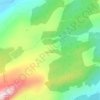 Knockrour topographic map, elevation, terrain