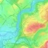 Oak Hill topographic map, elevation, terrain