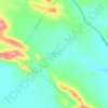 دولت آباد سه چاه topographic map, elevation, terrain