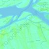 Jamalpur Arazi topographic map, elevation, terrain