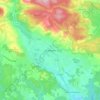 Draguignan topographic map, elevation, terrain