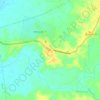 Man Pon topographic map, elevation, terrain