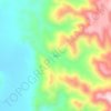 Fufi topographic map, elevation, terrain