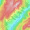 Kamenica topographic map, elevation, terrain