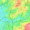 Amblecote Bank topographic map, elevation, terrain
