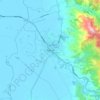 Paeroa topographic map, elevation, terrain