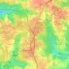 Hinson topographic map, elevation, terrain