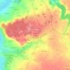 Le Bois topographic map, elevation, terrain