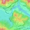 嵐山 topographic map, elevation, terrain