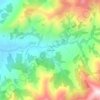 Okuti Valley topographic map, elevation, terrain