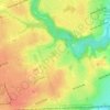 Sherwood Forest topographic map, elevation, terrain