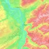 Томск topographic map, elevation, terrain