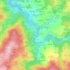 La Sauvanie topographic map, elevation, terrain