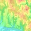 Sugarland topographic map, elevation, terrain