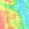 Paradise topographic map, elevation, terrain