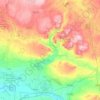 Western topographic map, elevation, terrain