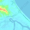 Victoria topographic map, elevation, terrain