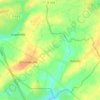 Le Gros Chêne topographic map, elevation, terrain