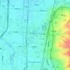 大久保町 topographic map, elevation, terrain