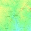 Khammam topographic map, elevation, terrain