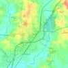 Laurel topographic map, elevation, terrain