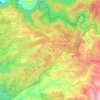 Tzur Hadassa topographic map, elevation, terrain