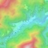 Mutanyi topographic map, elevation, terrain