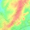 Foustown topographic map, elevation, terrain