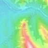 Mount Roberta topographic map, elevation, terrain