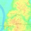 New Town topographic map, elevation, terrain