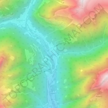 Frasco topographic map, elevation, terrain