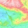 Sacaba topographic map, elevation, terrain