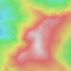 Buntu Latimojong topographic map, elevation, terrain