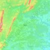 Bafia topographic map, elevation, terrain