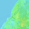 Byxelkrok topographic map, elevation, terrain