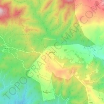 Vavla topographic map, elevation, terrain