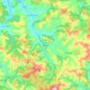 Bužim topographic map, elevation, terrain