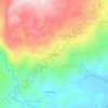 Angilan topographic map, elevation, terrain